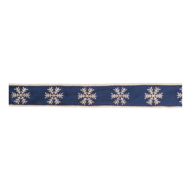 Snowflake Wired Ribbon (Set of 2) For Sale