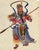 Paper Canton School Artist, Taoist Warrior Deity Guan Yu, 18th Century, Gouache Painting For Sale - Image 7 of 7