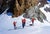 Mountainside Rest by Toni Frissell A group of skiers ponder their journey on the infamous “Haute Route", Switzerland,...