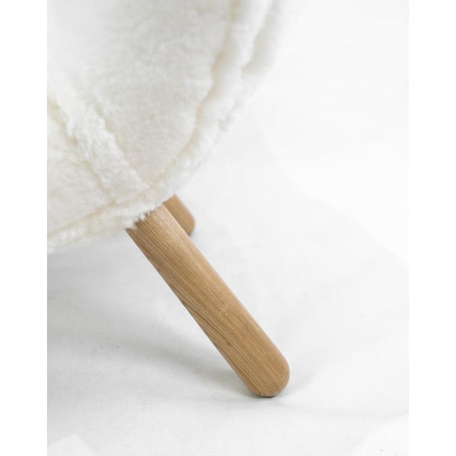 Sheepskin Arctander Chair by Philip Arctander, 1960s For Sale - Image 9 of 15