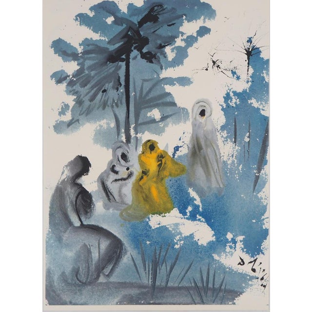 Salvador Dali, La Sainte Famille, Lithograph For Sale - Image 5 of 5