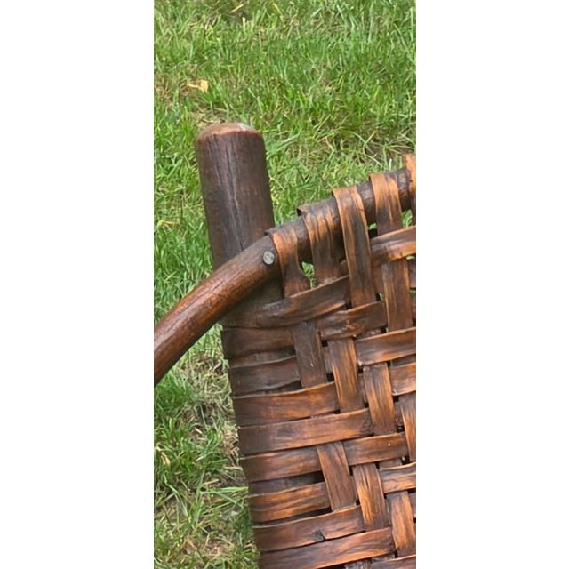 Rustic Rare Antique Old Hickory Chair Company Andrew Jackson Model Rocking Chair For Sale - Image 3 of 14