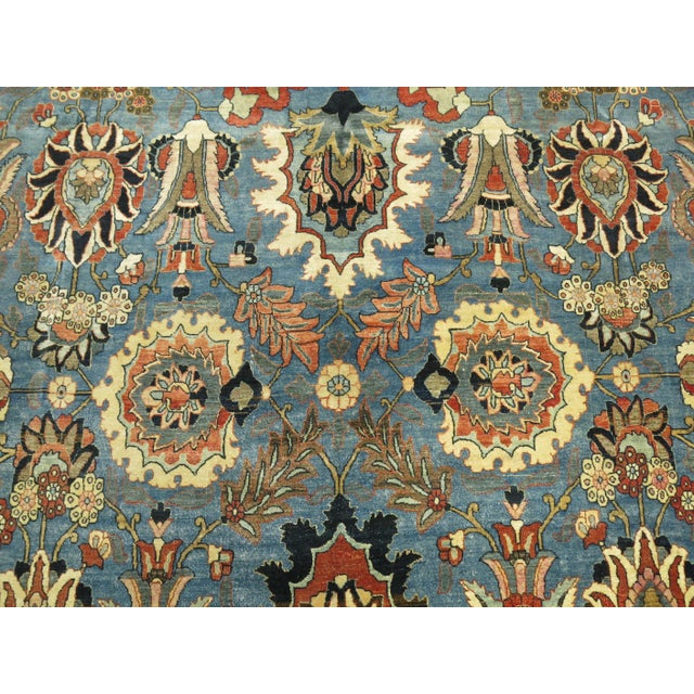 Zabihi Collection Antique Persian Tabriz Carpet For Sale - Image 4 of 18