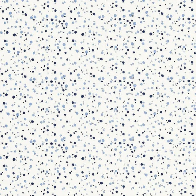Sample - Schumacher Skittles Fabric in Blueberry/Sky For Sale