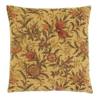 Morris Pomegranate Tapestry Cushion With Feather Filler - 46x46cm (18"x18") For Sale
