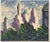Vintage James Russell Sherman Central Park Plaza Hotel Roof New York Painting For Sale - Image 4 of 11