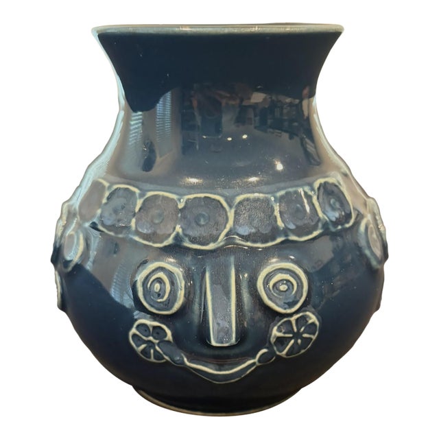 1970s Bjorn Wiinblad for Rosenthal, Blue Face Mug For Sale