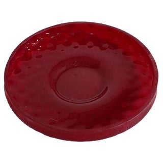 Ruby Red Murano Glass Bowl from Venini, 1950s For Sale