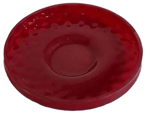 Ruby Red Murano Glass Bowl from Venini, 1950s