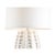 Create an eye-catching display with the Sea Urchin Lamp as the focal point. A white ceramic glaze finish, large silhouette...