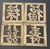 Set of Four Brass Chinese Character Trivets For Sale - Image 6 of 6
