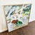 Vintage Modern Frances Roberta Malovos Acrylic Collage 3’ Framed Painting MCM Signed For Sale In Palm Springs - Image 6 of 6