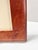 Vintage Tooled Leather Picture Frame With Leaf Motif, Holds 4x6 Photo For Sale - Image 9 of 12