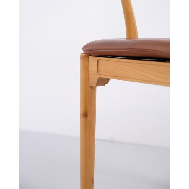 China Chairs FH 4283 in Cherry Wood with Leather by Hans J. Wegner for Fritz Hansen, 1970s, Set of 4 For Sale - Image 13 of 16