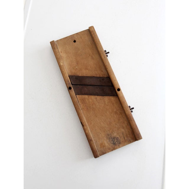 Wood Antique Kitchen Mandolin For Sale - Image 7 of 12