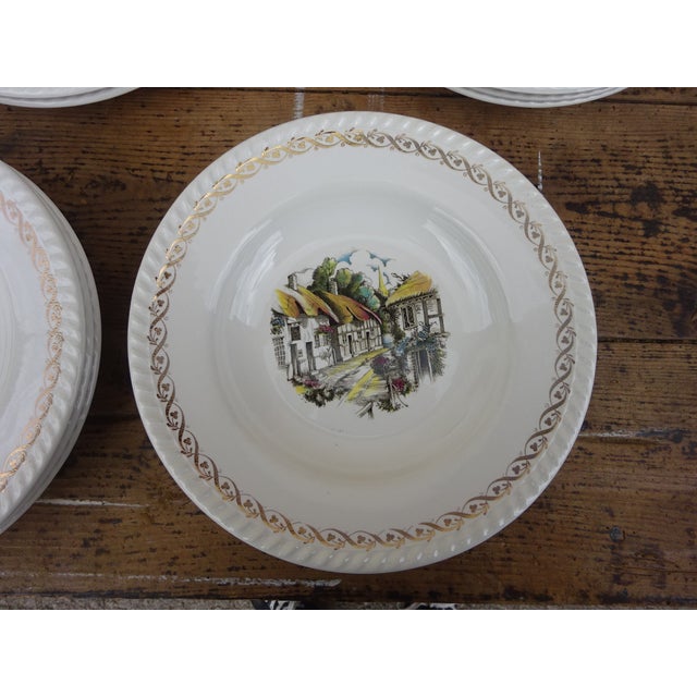 White Soup Plates in Lunéville Earthenware from Keller & Guerin, 1890s, Set of 11 For Sale - Image 8 of 18