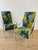Vintage 1970s Set of 6 Milo Baughman X Jack Lenor Larsen Floral Upholstered Dining Chairs Mid Century Modern For Sale In Palm Springs - Image 6 of 10