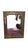 Mid-Century Modern Vintage Mirror with Bronze Frame, 1970s For Sale - Image 3 of 11