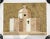 Screen print of Jacques Lamy painting of a minimalist cathedral. Nice quality print on heavy paper. Dimensions are: 36"...