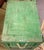 Green Primitive Folk Art Green Painted Trunk or Hinged Storage Trunk, Chest For Sale - Image 8 of 8