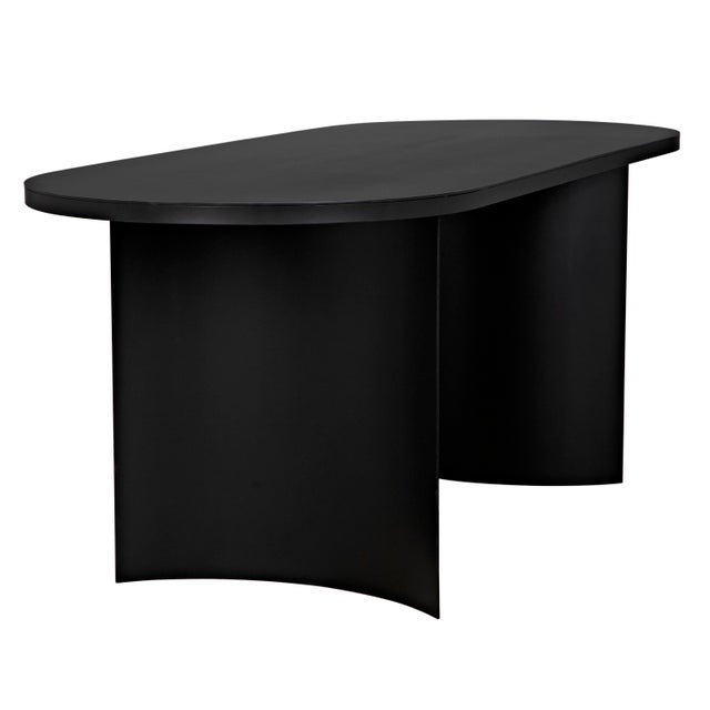 2020s NOIR Concave Dining Table For Sale - Image 5 of 10