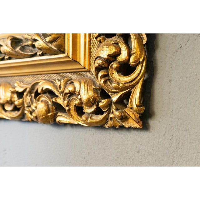 Large 19th Century Wall Mirror For Sale - Image 12 of 13