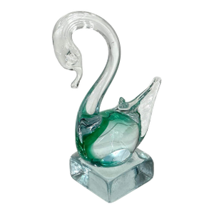 Small Murano Glass Swan Figurine