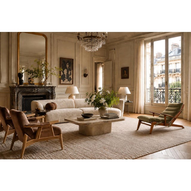 Brazilian Modern Chaise Lounge in Caviúna and Moss-Olive Velvet by Pierre Weckx, 1950s For Sale - Image 9 of 18