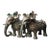 Late 20th Century Pair of Archaic Style Bronze Elephant-Form Vessels With Bird Finials For Sale