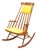 Vintage Rocking Chair from Ikea, 1960 For Sale