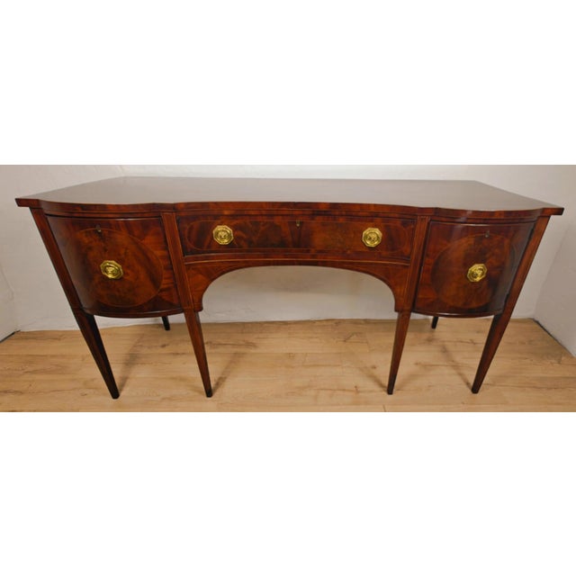 Antique English Georgian Sideboard in Mahogany, 1830 For Sale - Image 13 of 18
