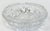 Vintage cut glass ashtray featuring star pattern to bottom of bowl surrounded by swirls. Four rounded notches to...