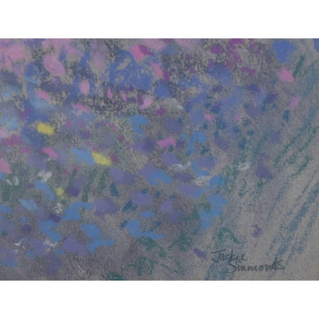 Impressionist Late 20th Century Jackie Simmonds, Gazebo in the Park, Pastel, Royal Society of British Artists, Framed For Sale - Image 3 of 4