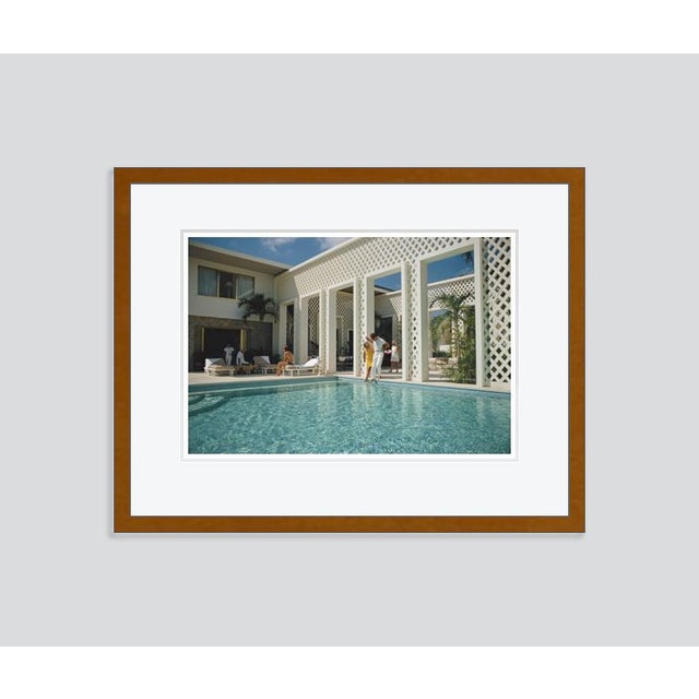 Modern Arturo Pani’s Villa 1968 by Slim Aarons Framed C Print For Sale - Image 3 of 3