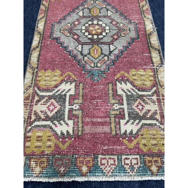 Contemporary Turkish Yastik Rug 1'8" x 3'4" For Sale - Image 3 of 5