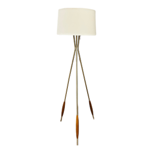 Late 20th Century Mid-Century Modern Tripod Floor Lamp in the Style of Gerald Thurston for Lightolier