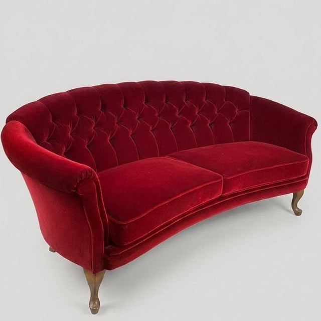Vintage Swedish Style Sofa, 1960s For Sale - Image 3 of 6