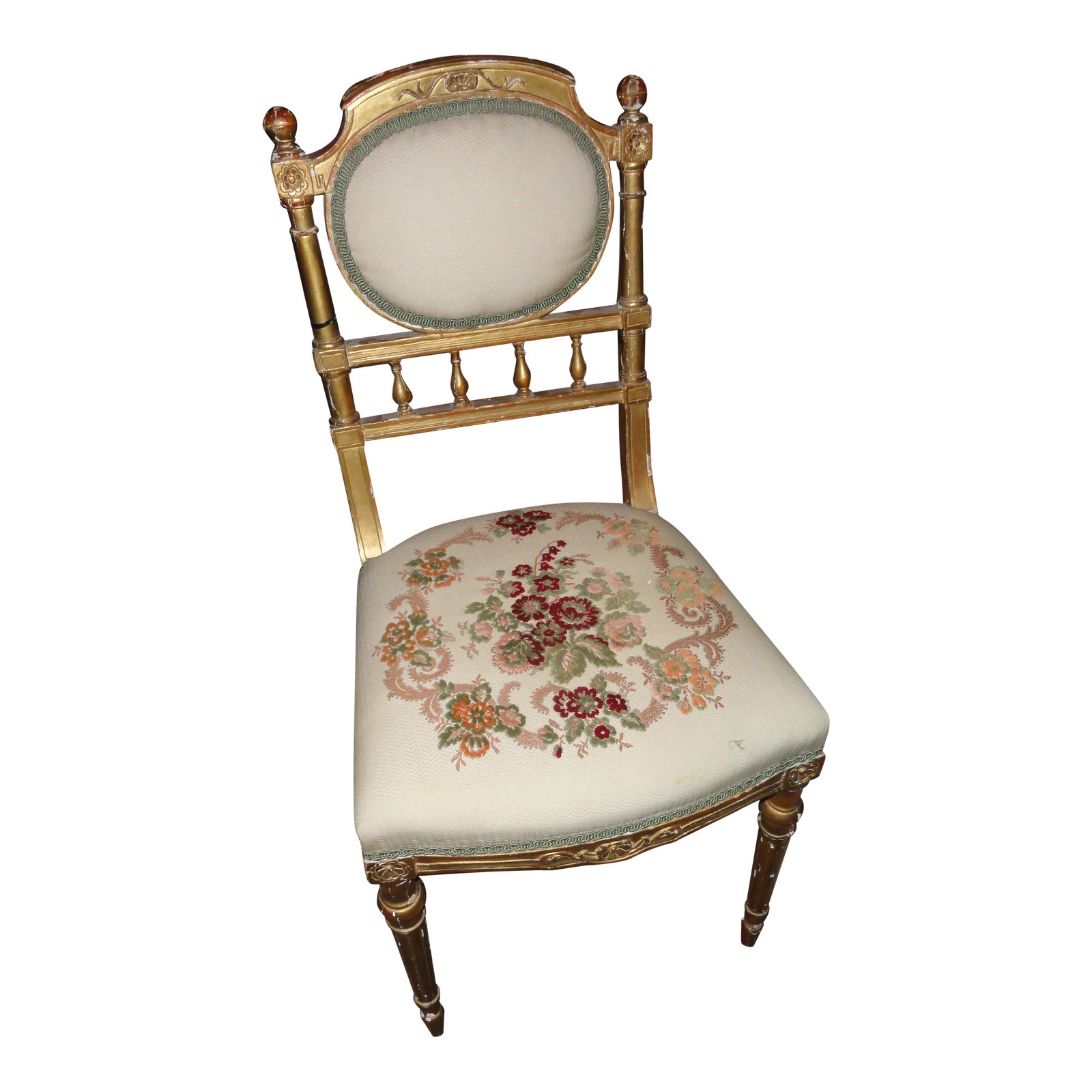 French Antique Vanity Chair Chairish