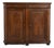 Early 19th Century France Rich Walnut Brown Carved Walnut Two-Door Buffet For Sale