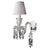 Collection Regina Wall Lamp in Metal and Crystal by Jago For Sale - Image 12 of 12