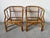 1970's Vintage Coastal Bamboo Rattan Barrel Lounge Chairs - A Pair For Sale In Miami - Image 6 of 17