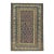 Tribal Navy Blue Antique Kuba Caucasian Handwoven Early 20th Century Rug - 3'2" x 4'7" For Sale