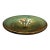 Pauly & C Murano Green Aventurine Glass Bowl 1930s For Sale