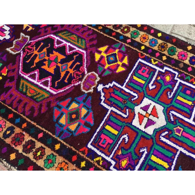 1960s Kurdish Runner Rug - 121" X 39" For Sale - Image 5 of 7