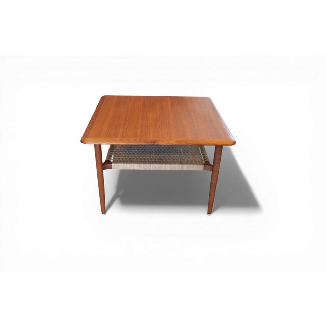 Wood Coffee Table in Teak with Magazine Shelf attributed to Kurt Østervig and Jason Møbler, Denmark, 1960s For Sale - Image 7 of 18