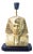 Vintage Regency Style Pharaoh Tutankhamun Lamp in Brass For Sale