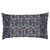 Indian Schumacher Daria Paisley 26" Lumbar Pillow in Indigo For Sale - Image 3 of 3