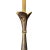 Rare Vintage Mid Century Modern Atomic Brass Lamp Hollywood Regency Gold Brutalist For Sale - Image 4 of 12