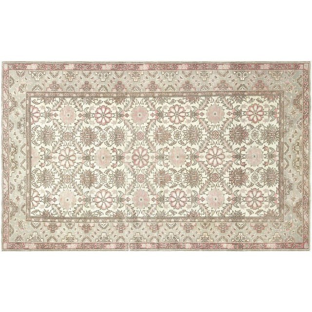 1960s Turkish Oushak Rug For Sale