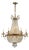 Aloadecor Classic Elegance 12-Light Antique Bronze Empire Crystal Chandelier For Sale